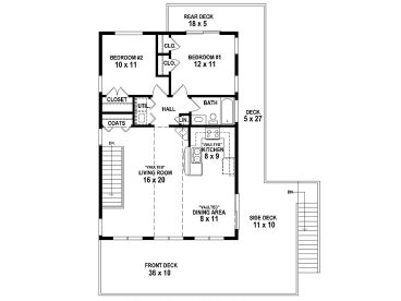 2nd Floor Plan, 006G-0167