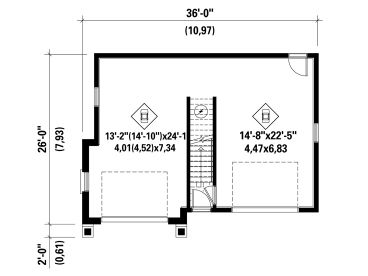 1st Floor Plan, 072G-0027