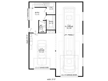 1st Floor Plan, 062G-0168