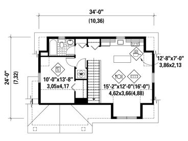 2nd Floor Plan, 072G-0027