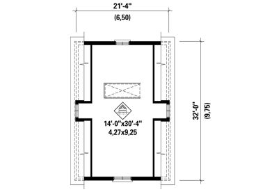 2nd Floor Plan, 072G-0023