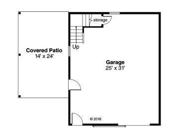 1st Floor Plan, 051G-0116