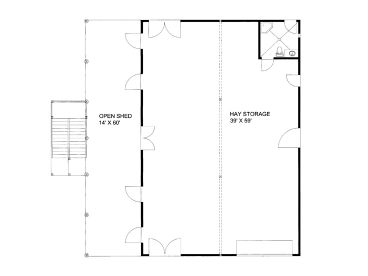 1st Floor Plan, 012B-0010