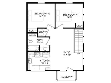 2nd Floor Plan, 062G-0084