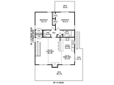 2nd Floor Plan, 006G-0150