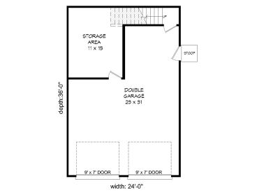 1st Floor Plan, 062G-0094