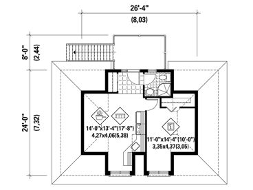 2nd Floor Plan, 072G-0031