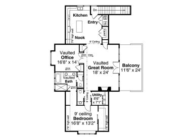 2nd Floor Plan, 051G-0143