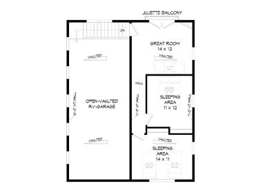 2nd Floor Plan, 062G-0392