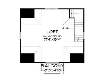 2nd Floor Plan, 020G-0001