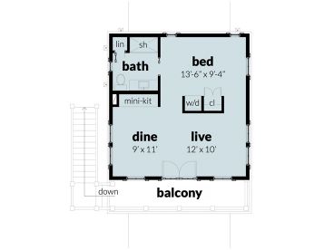 2nd Floor Plan, 052G-0031