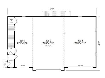 1st Floor Plan, 053G-0028