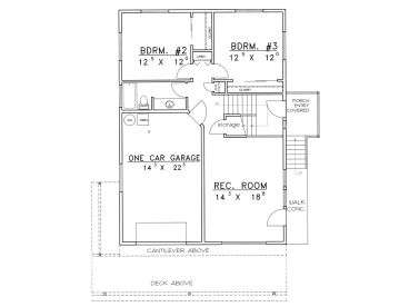 1st Floor Plan, 012G-0096