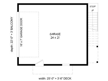 1st Floor Plan, 062G-0367