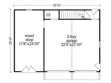 1st Floor Plan, 053G-0034