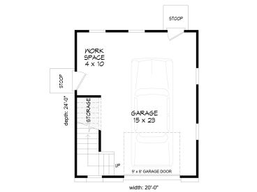 1st Floor Plan, 062G-0447