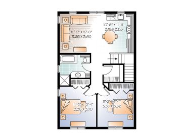 2nd Floor Plan, 027G-0008