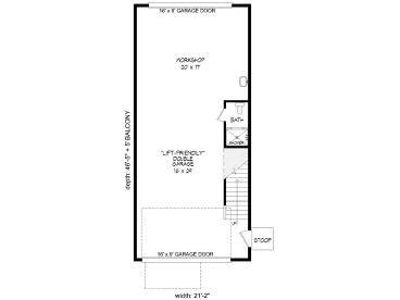 1st Floor Plan, 062G-0308