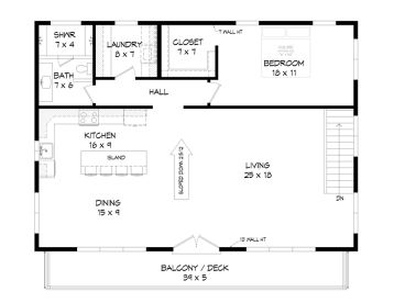 2nd Floor Plan, 062G-0258