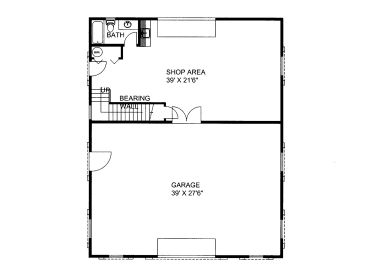 1st Floor Plan, 012G-0039