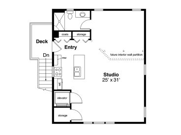 2nd Floor Plan, 051G-0153