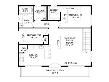 2nd Floor Plan, 062G-0418