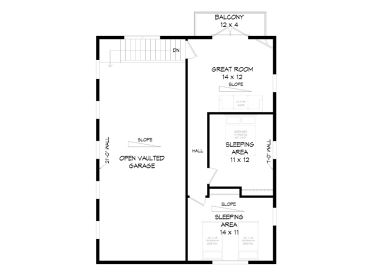 2nd Floor Plan, 062G-0385