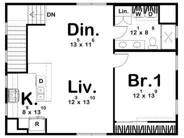 2nd Floor Plan, 050G-0234