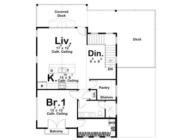 2nd Floor Plan, 050G-0208