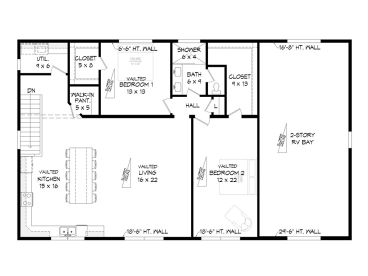 2nd Floor Plan, 062G-0368