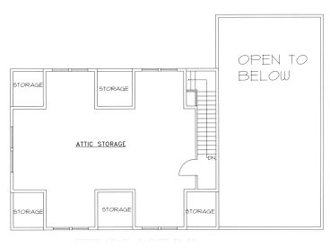2nd Floor Plan, 012G-0027