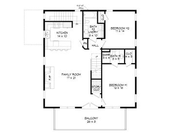 2nd Floor Plan, 062G-0280
