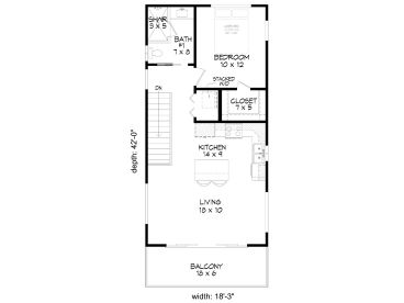 2nd Floor Plan, 062G-0343