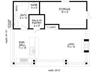 Floor Plan, 062P-0030
