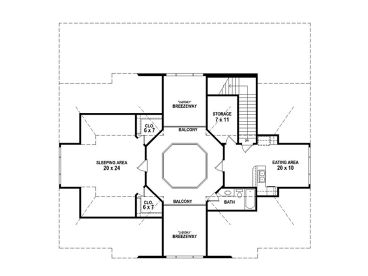 2nd Floor Plan, 006B-0003
