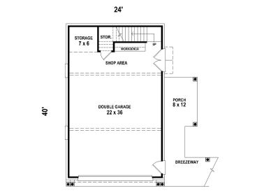 1st Floor Plan, 006G-0093