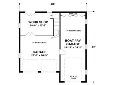 1st Floor Plan, 007G-0012