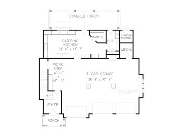 1st Floor Plan, 084G-0014