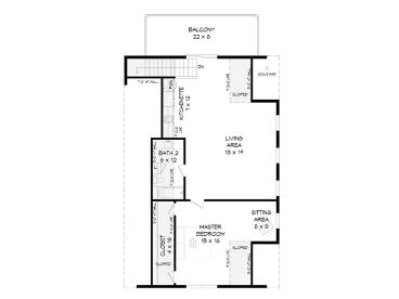 2nd Floor Plan, 062G-0362