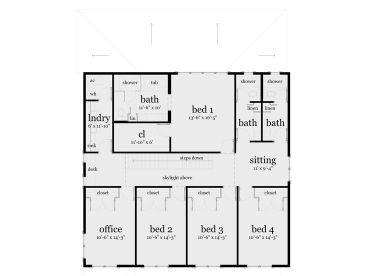 2nd Floor Plan, 052G-0008