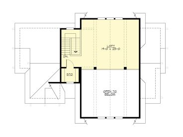 2nd Floor Plan, 035G-0022