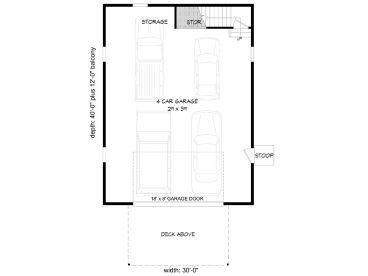1st Floor Plan, 062G-0246