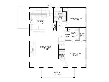 2nd Floor Plan, 062G-0304