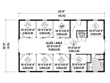 1st Floor Plan, 072B-0001