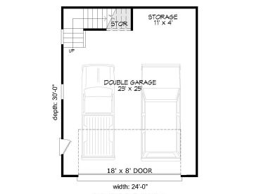 1st Floor Plan, 062G-0149
