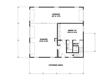 1st Floor Plan, 012G-0126
