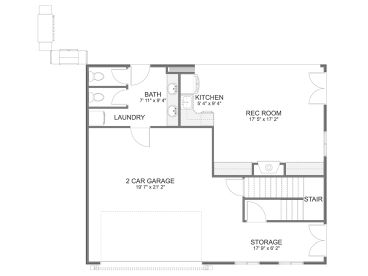 1st Floor Plan, 065G-0076