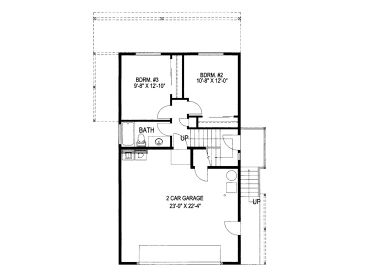 1st Floor Plan, 012G-0090