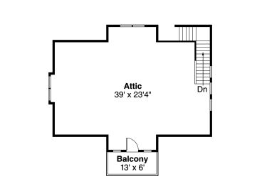 2nd Floor Plan, 051G-0063