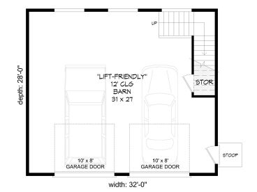 1st Floor Plan, 062G-0259